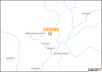 map of Chiombo