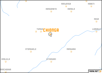 map of Chionga