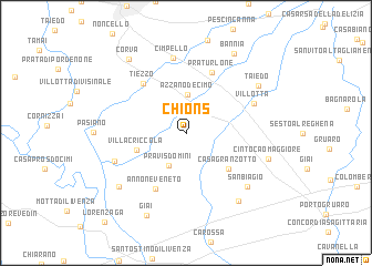 map of Chions