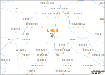 map of Chion