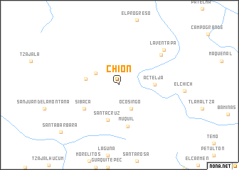 map of Chión