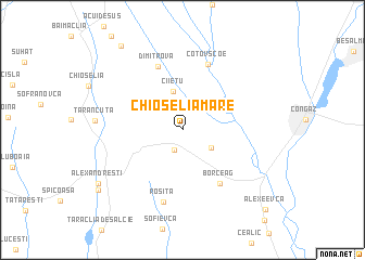map of Chioselia Mare