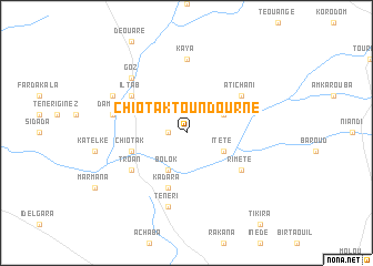 map of Chiotak Toundourné