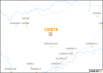 map of Chiota