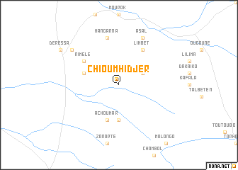 map of Chioum Hidjer