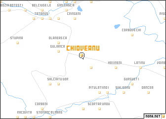 map of Chioveanu