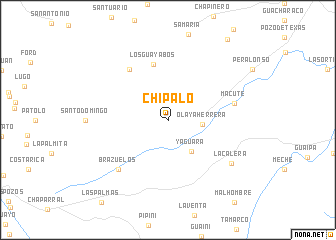 map of Chipalo