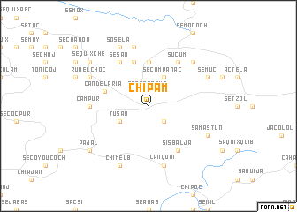 map of Chipam