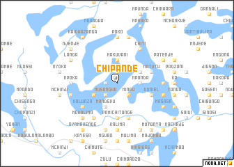 map of Chipande