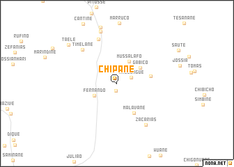 map of Chipane