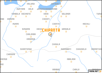 map of Chipanta