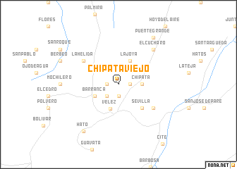 map of Chipatá Viejo