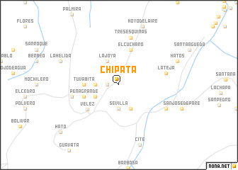 map of Chipatá