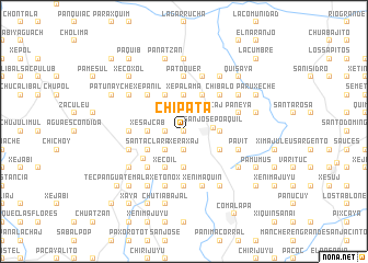 map of Chipatá