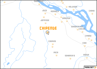 map of Chipende