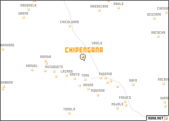 map of Chipengana