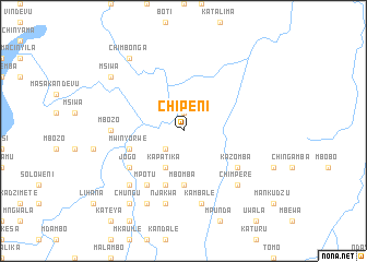 map of Chipeni
