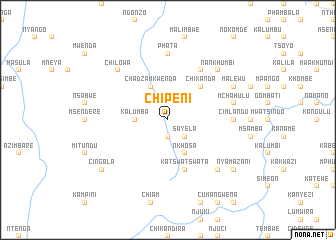 map of Chipeni