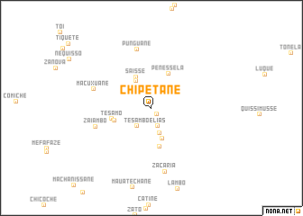 map of Chipetane