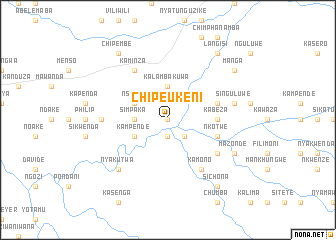 map of Chipeukeni