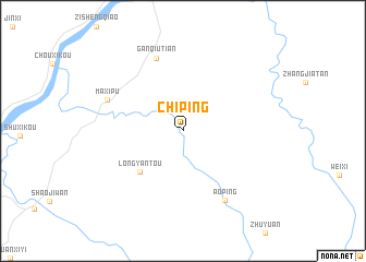 map of Chiping