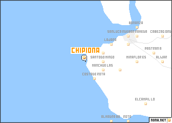 map of Chipiona