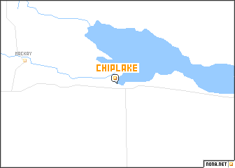 map of Chip Lake