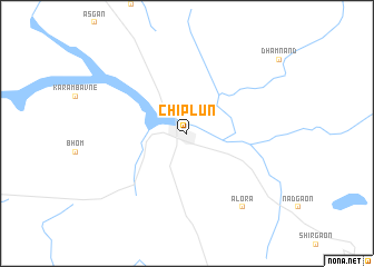 map of Chiplūn