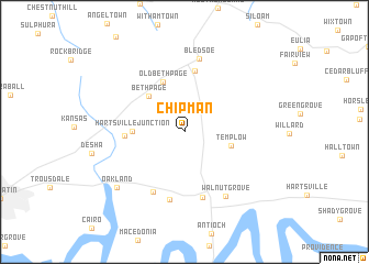 map of Chipman