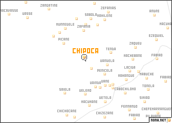 map of Chipoca