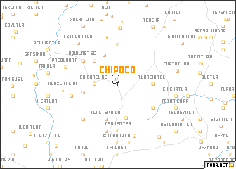 map of Chipoco