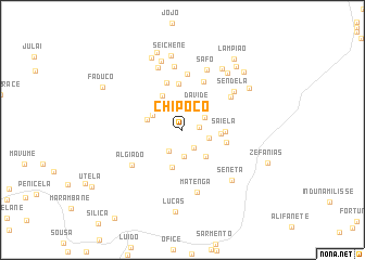 map of Chipoco
