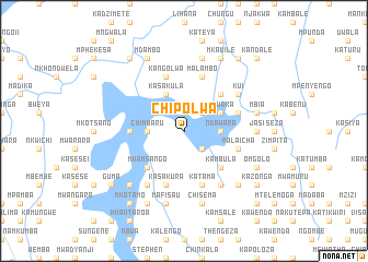 map of Chipolwa