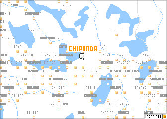 map of Chiponda