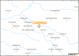 map of Chipondo