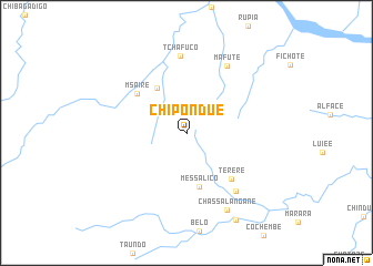 map of Chipondue