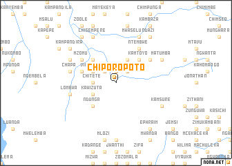 map of Chiporopoto