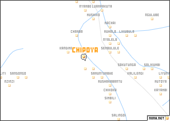 map of Chipoya