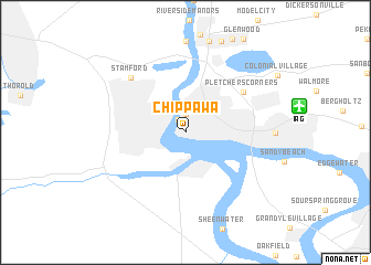 map of Chippawa