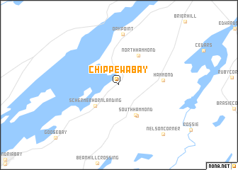 map of Chippewa Bay