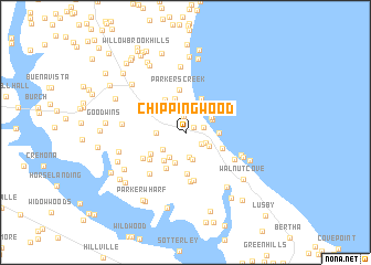 map of Chippingwood