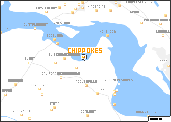 map of Chippokes