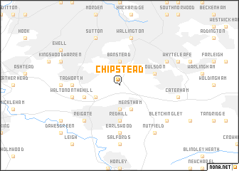 map of Chipstead