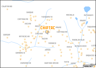 map of Chiptac