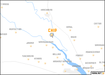 map of Chip
