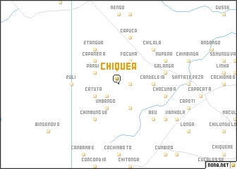 map of Chiquea