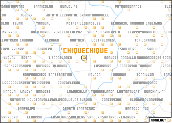 map of Chiquechique
