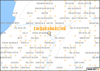 map of Chiqueda de Cima