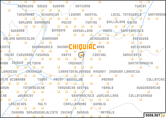 map of Chiquiac