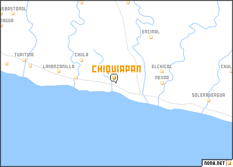 map of Chiquiapán